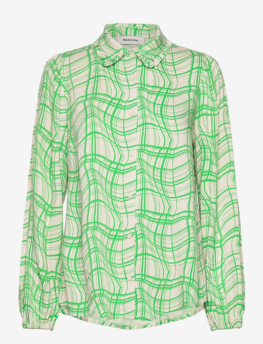Modström - CarsenMD print shirt - overhemden met lange mouwen - distorted check - 1
