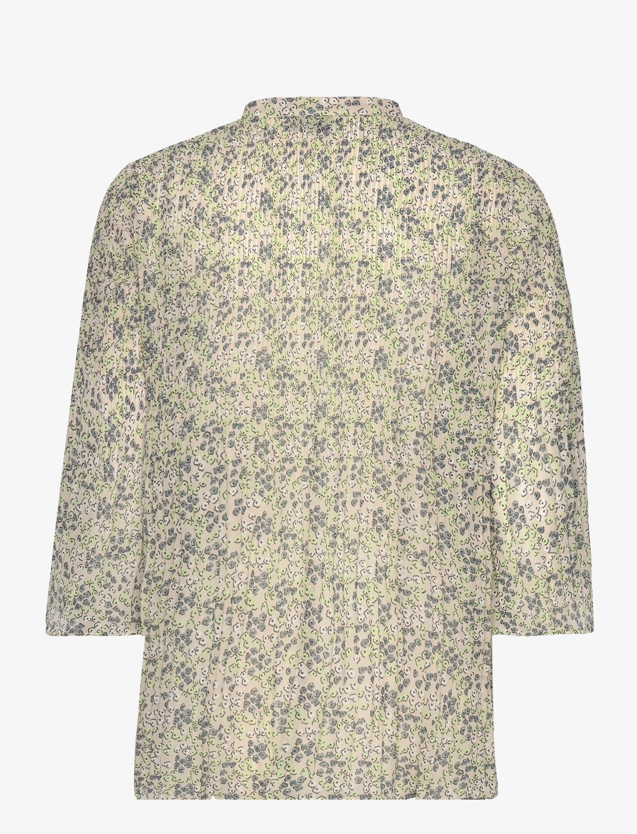 Modström - DenaliMD print top - blouses korte mouwen - bobble bloom jade - 1