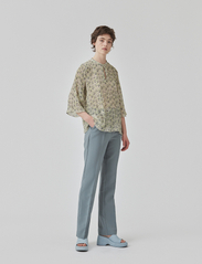 Modström - DenaliMD print top - blouses korte mouwen - bobble bloom jade - 2