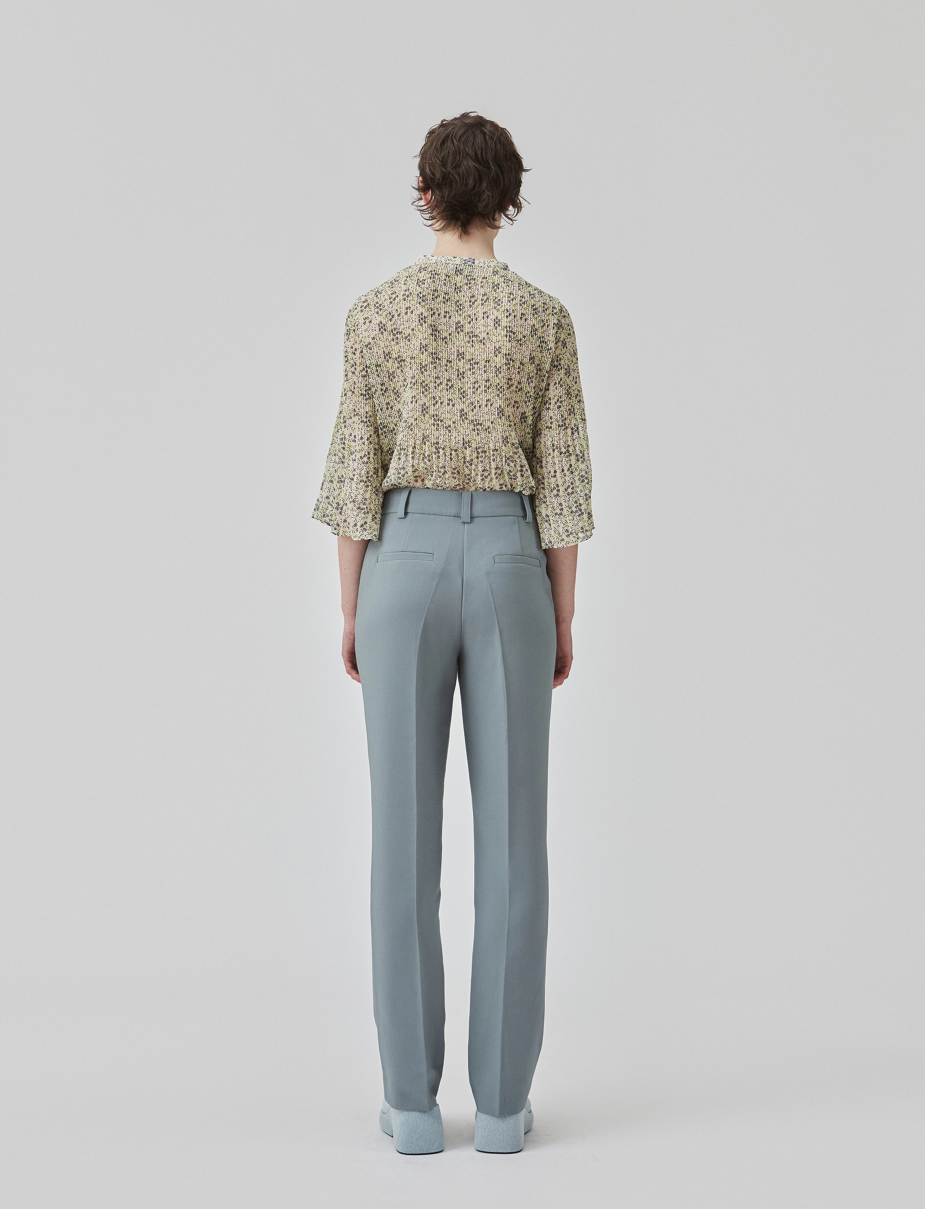 Modström - DenaliMD print top - lyhythihaiset puserot - bobble bloom jade - 3