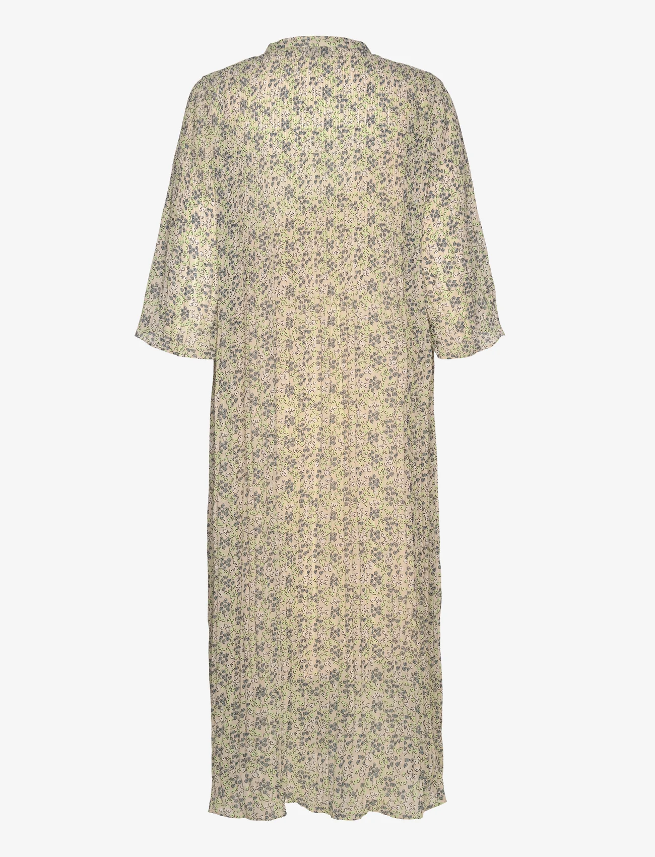 Modström - DenaliMd print dress - skjortekjoler - bobble bloom jade - 1