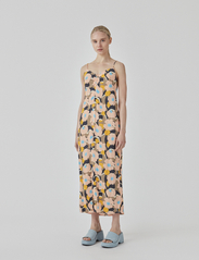 Modström - DustinMD print strap dress - ballīšu apģērbs par outlet cenām - sunset bouquet - 2