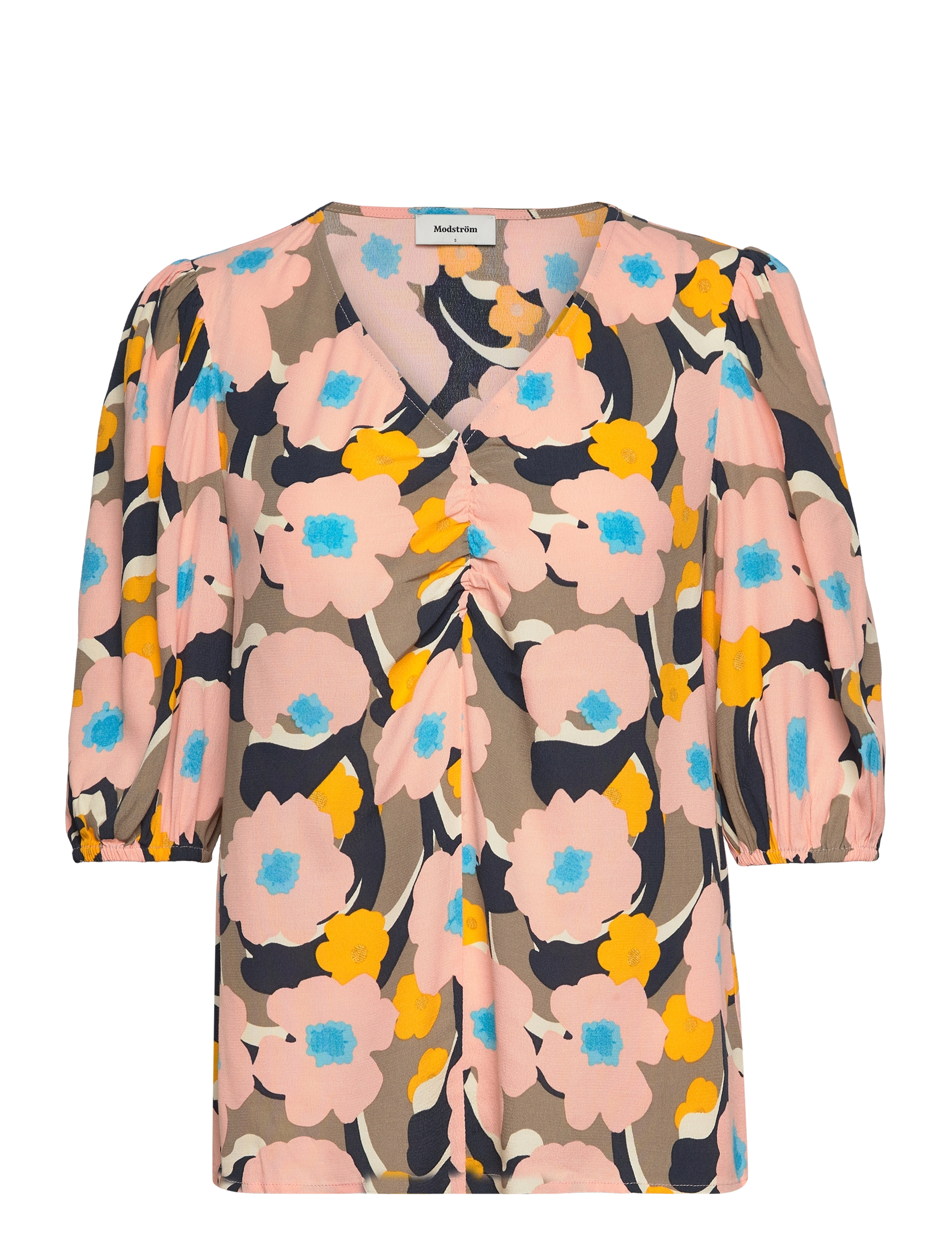 MODSTRÖM Dustinmd Print Oberteil Braun - S - Damen