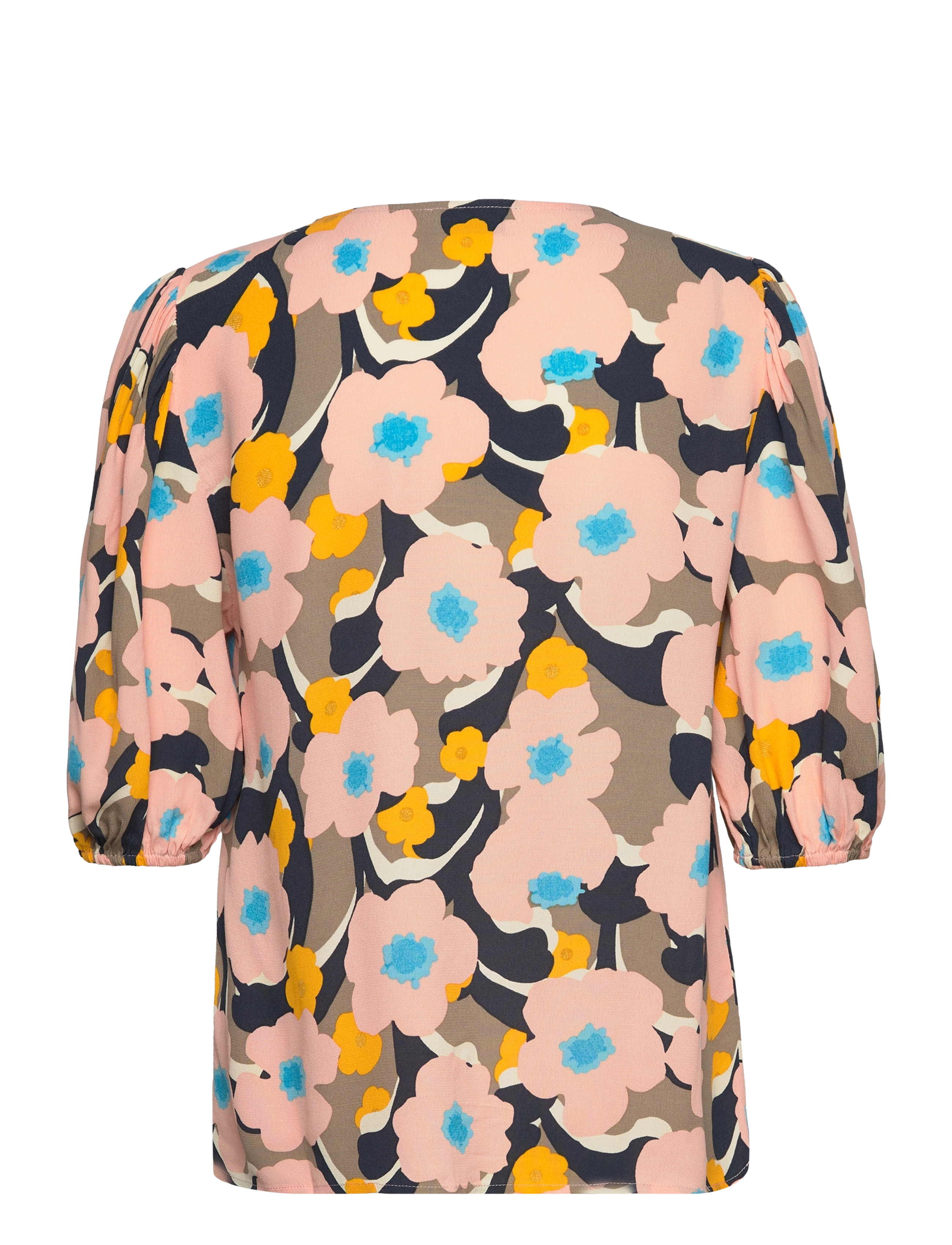 Modström - DustinMD print top - kortærmede bluser - sunset bouquet - 2