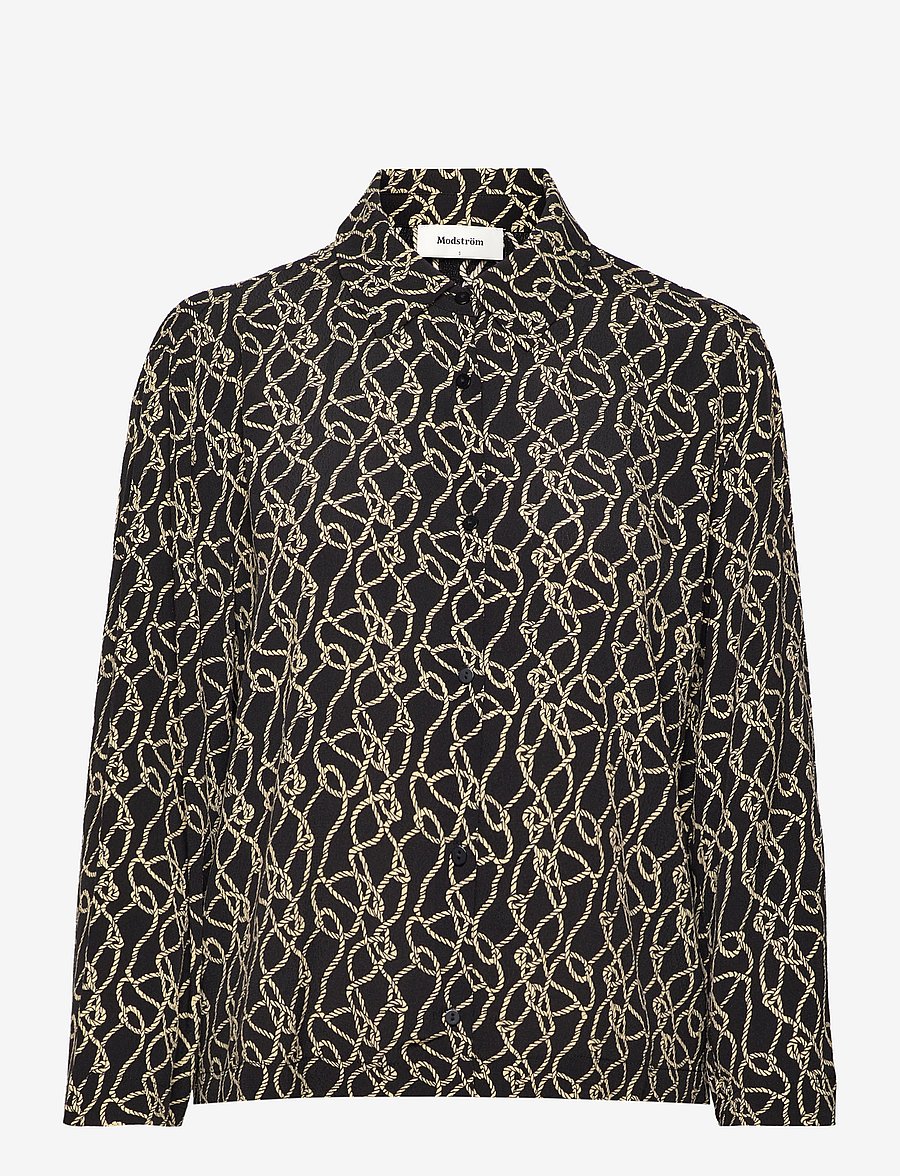 Modström - FelineMD print shirt - langærmede skjorter - fall rope - 1