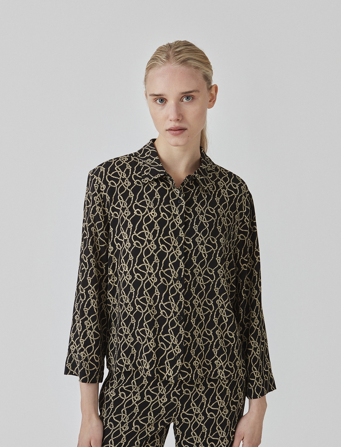 Modström - FelineMD print shirt - langærmede skjorter - fall rope - 0