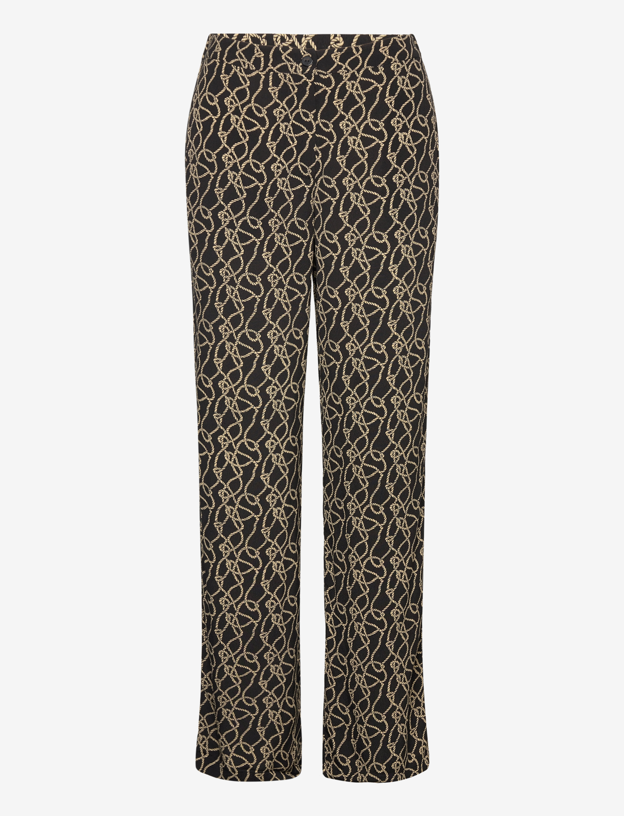 MODSTRÖM Felinemd Print Hosen Schwarz - XS - Damen