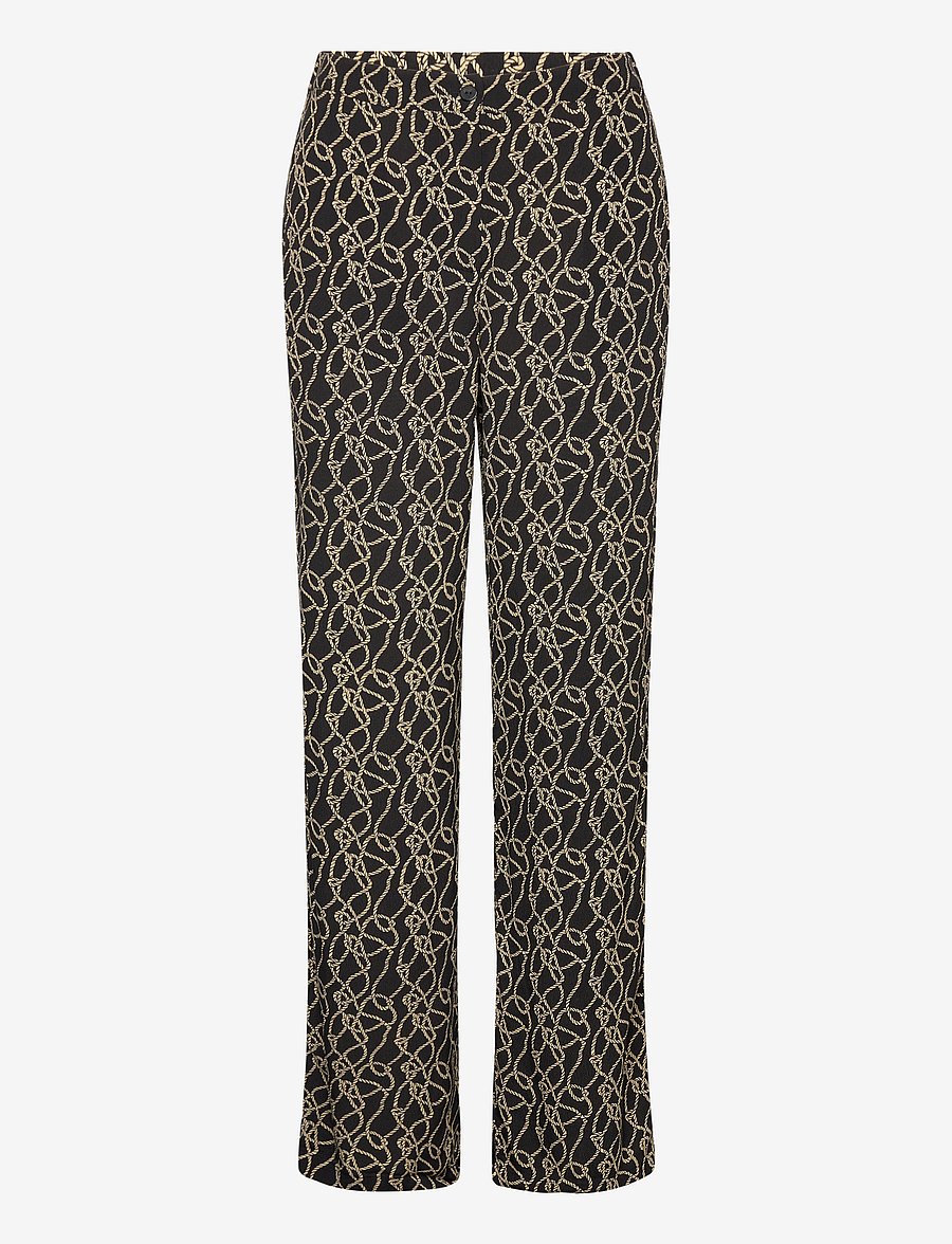 Modström - FelineMD print pants - hosen mit weitem bein - fall rope - 1