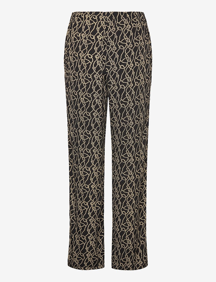 Modström - FelineMD print pants - hosen mit weitem bein - fall rope - 2