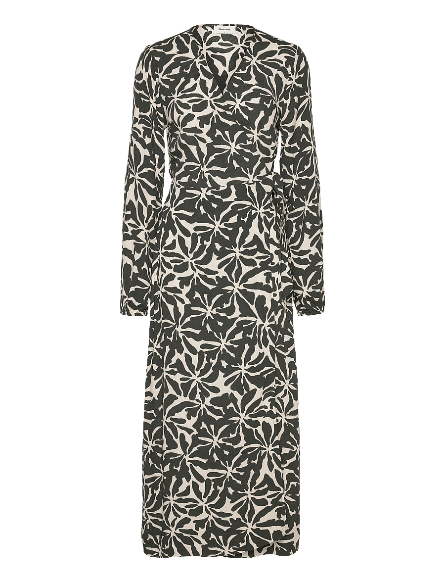 Modström - FernMD print wrap dress - kietaisumekot - ocean fleur - 1