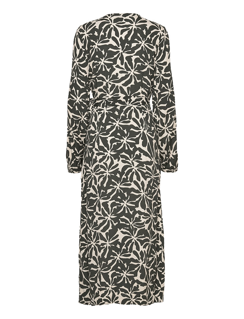 Modström - FernMD print wrap dress - omlottklänningar - ocean fleur - 2