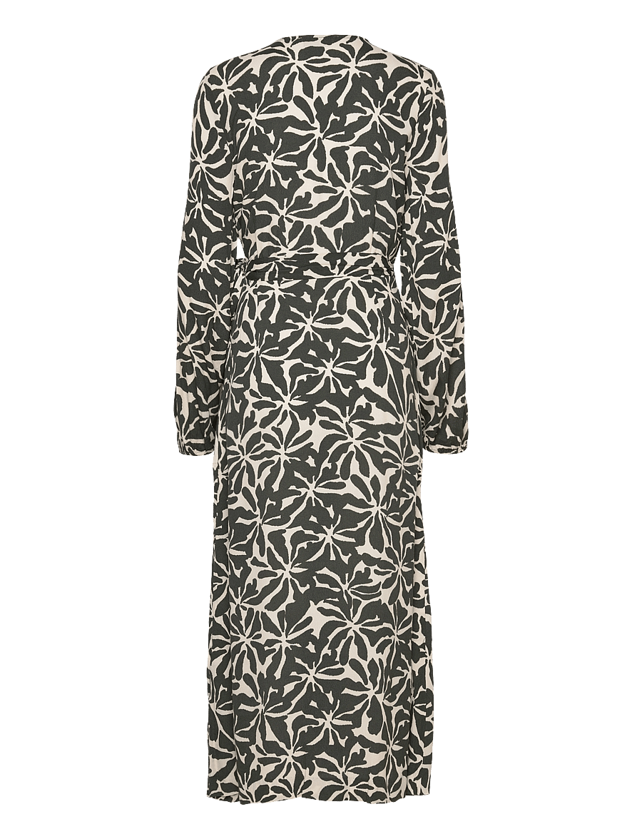 Modström - FernMD print wrap dress - kietaisumekot - ocean fleur - 2