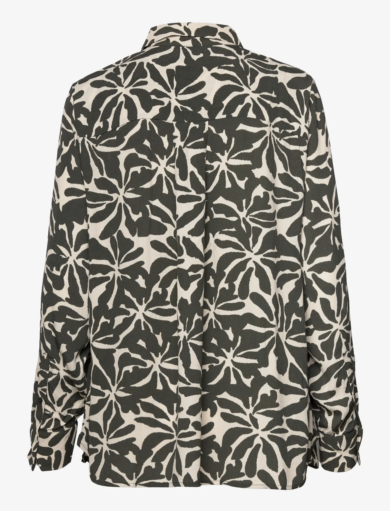 Modström - FernMD print shirt - long-sleeved shirts - ocean fleur - 1