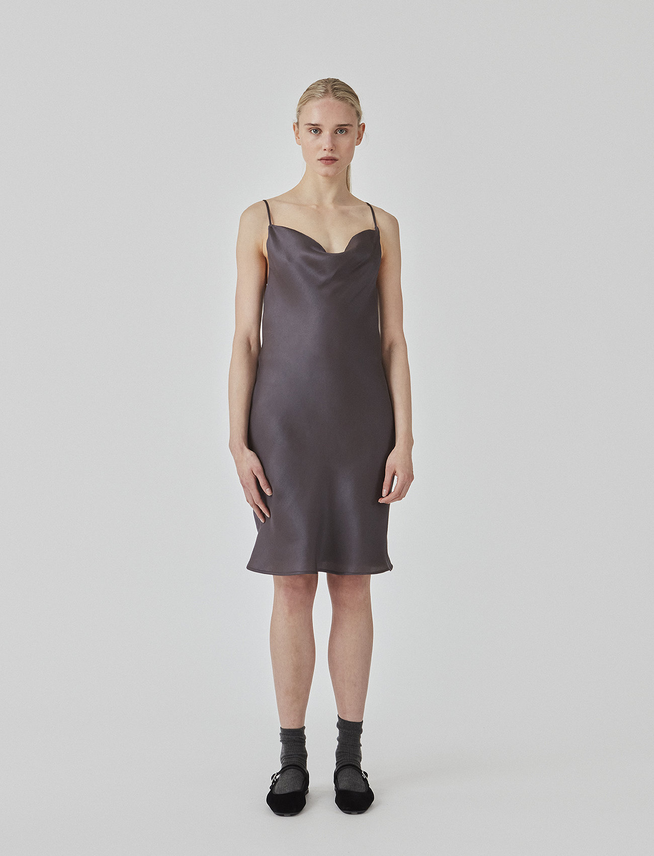 Modström - FerronMD dress - slip kleitas - dark grey - 1