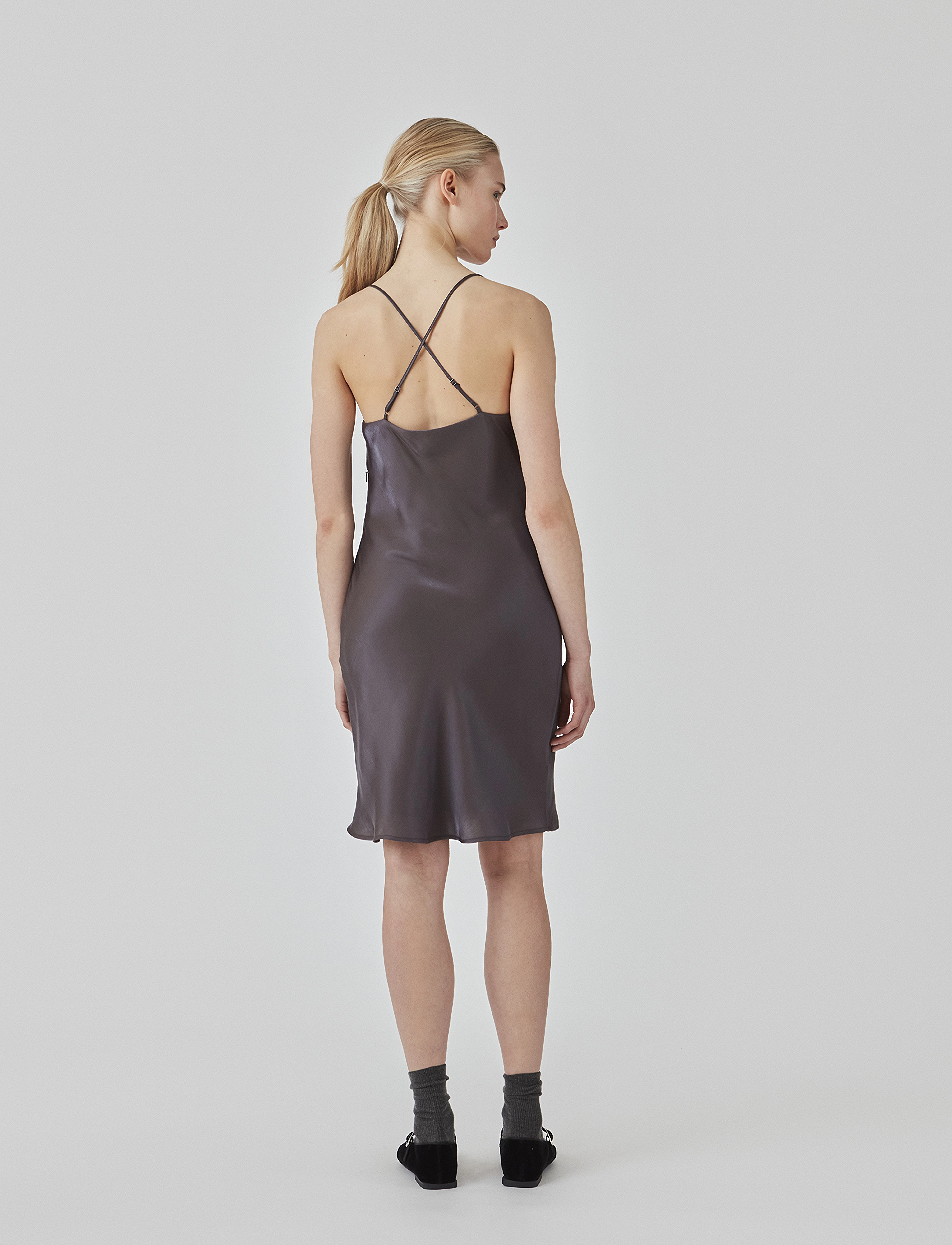 Modström - FerronMD dress - korta klänningar - dark grey - 3
