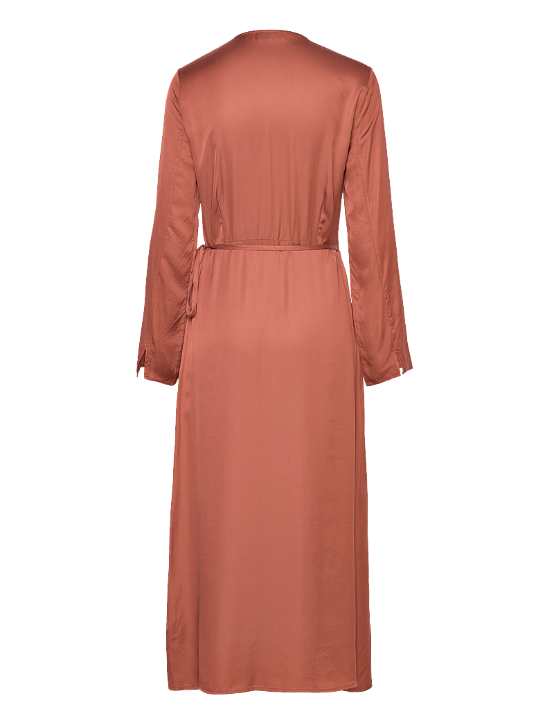 Modström - FloreMD wrap dress - slå-om-kjoler - maple - 2