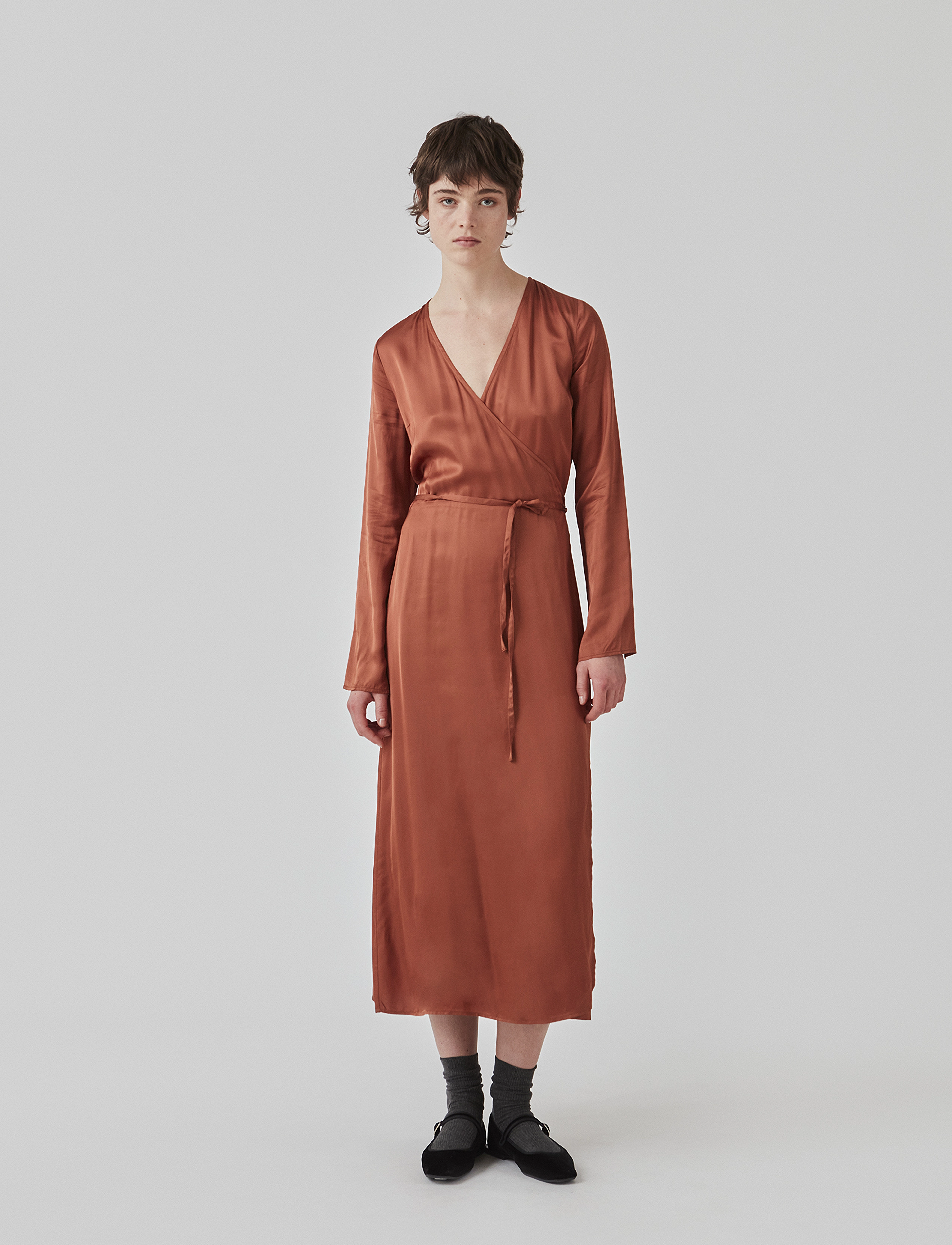 Modström Floremd Wrap Dress, XS, Dresses, Rot - Maxi Frauen