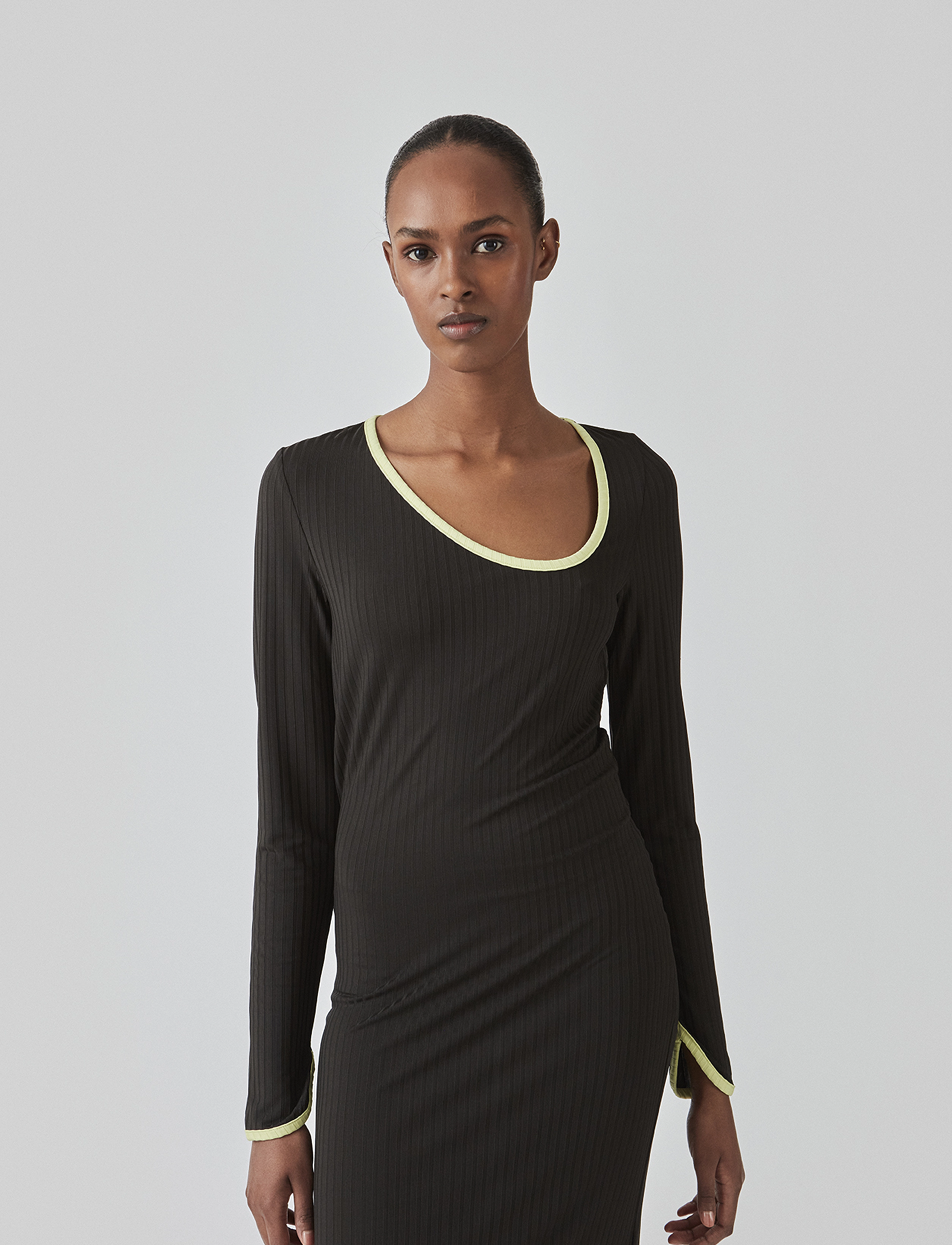 Modström - FaizMD dress - garas kleitas - deep pine - 5