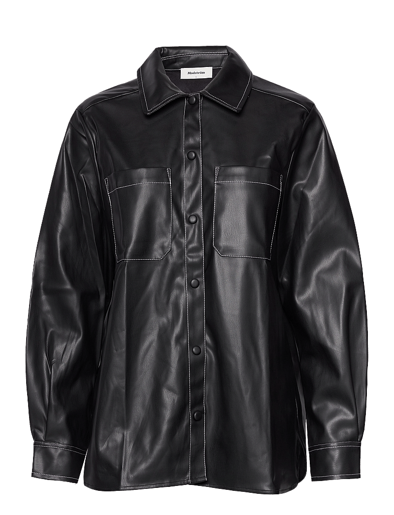 Modström - FaminaMD shirt - overshirts - black - 1