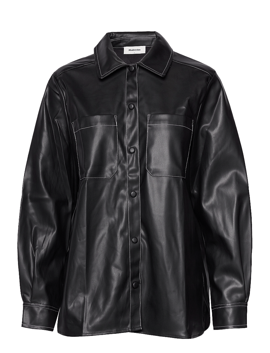 Modström - FaminaMD shirt - overshirts - black - 1