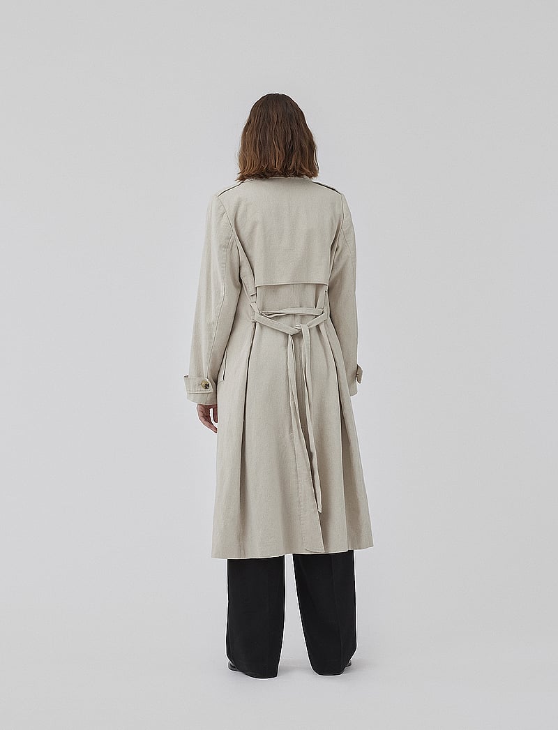 Modström - ParkMD Jacket - trenchcoats - cream milk - 3