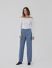 Modström - HennesyMD jeans - brede jeans - structured medium blue - 0