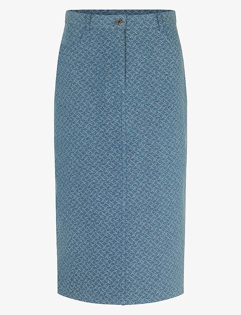 Modström - HennesyMD skirt - midihameet - structured medium blue - 1