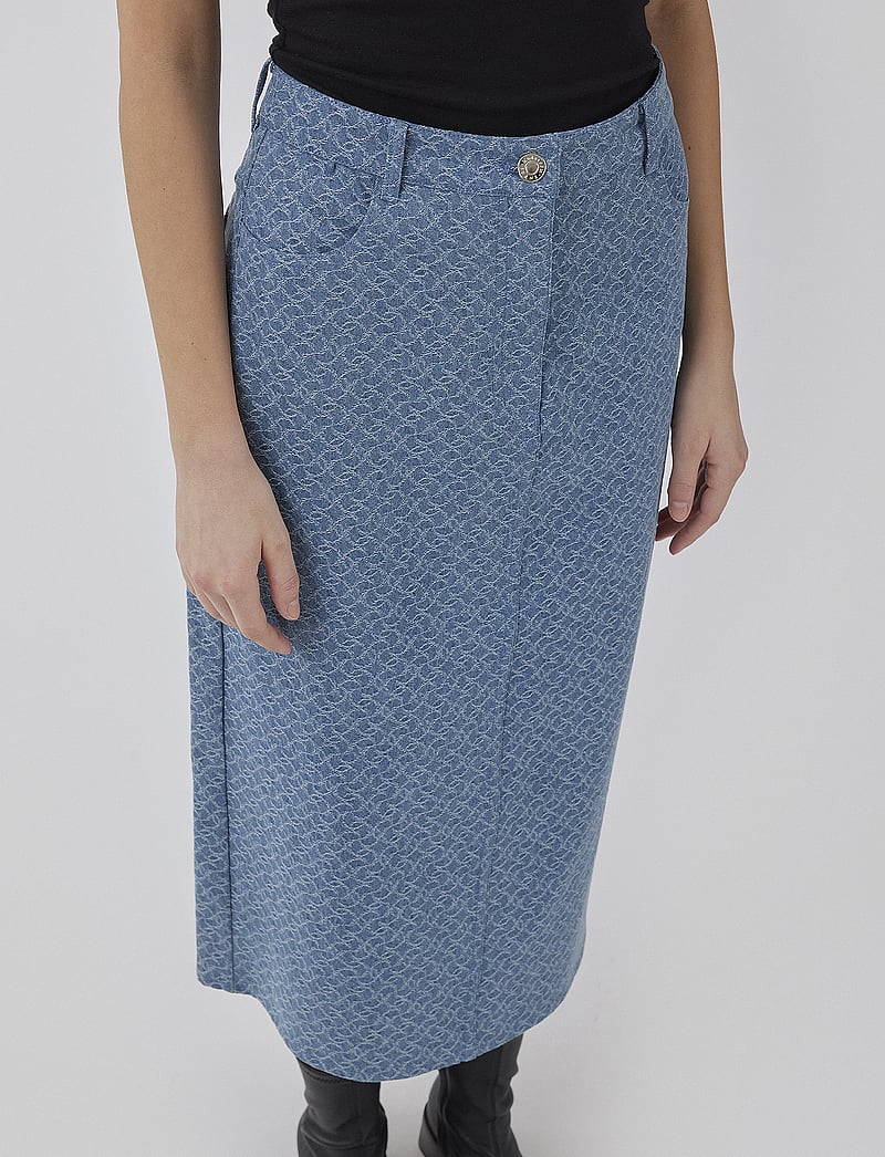 Modström - HennesyMD skirt - midihameet - structured medium blue - 4