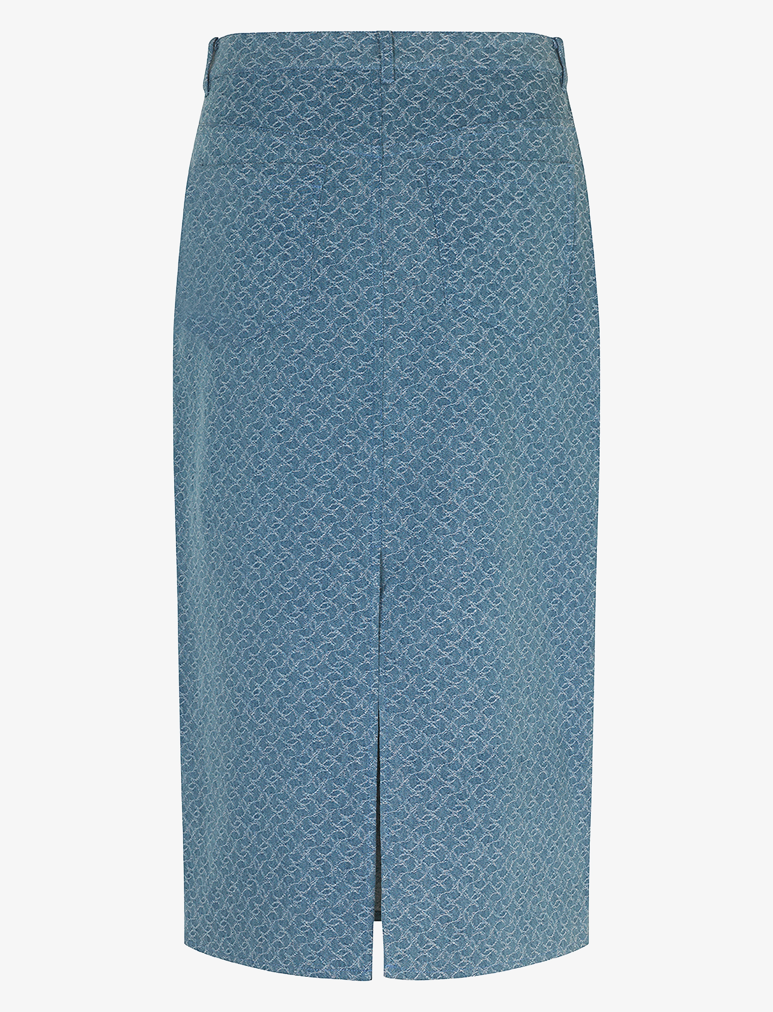 Modström - HennesyMD skirt - midiseelikud - structured medium blue - 2