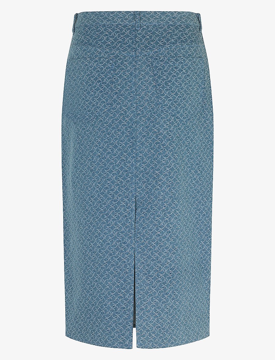 Modström - HennesyMD skirt - midi kjolar - structured medium blue - 2