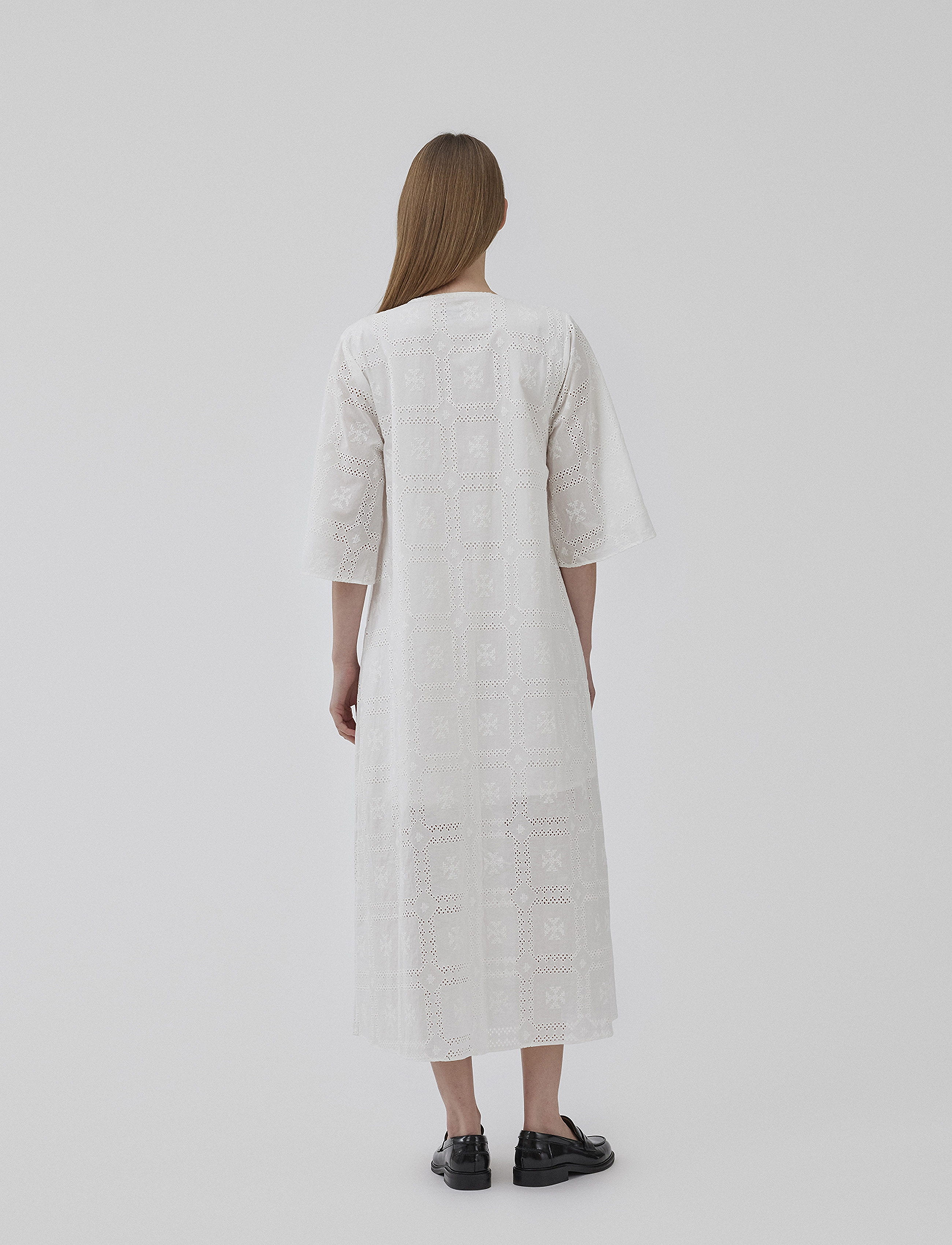 Modström - HollynMD dress - midi-jurken - soft white - 3