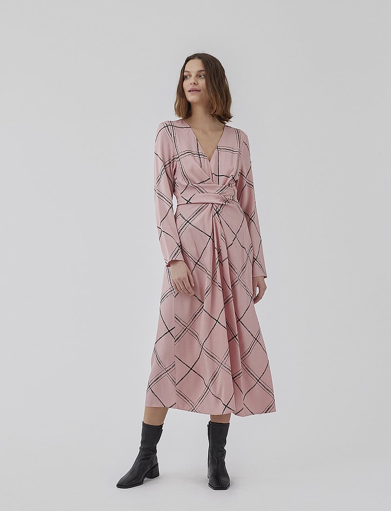 Modström - HardieMD print dress - midikleider - rustic check - 0