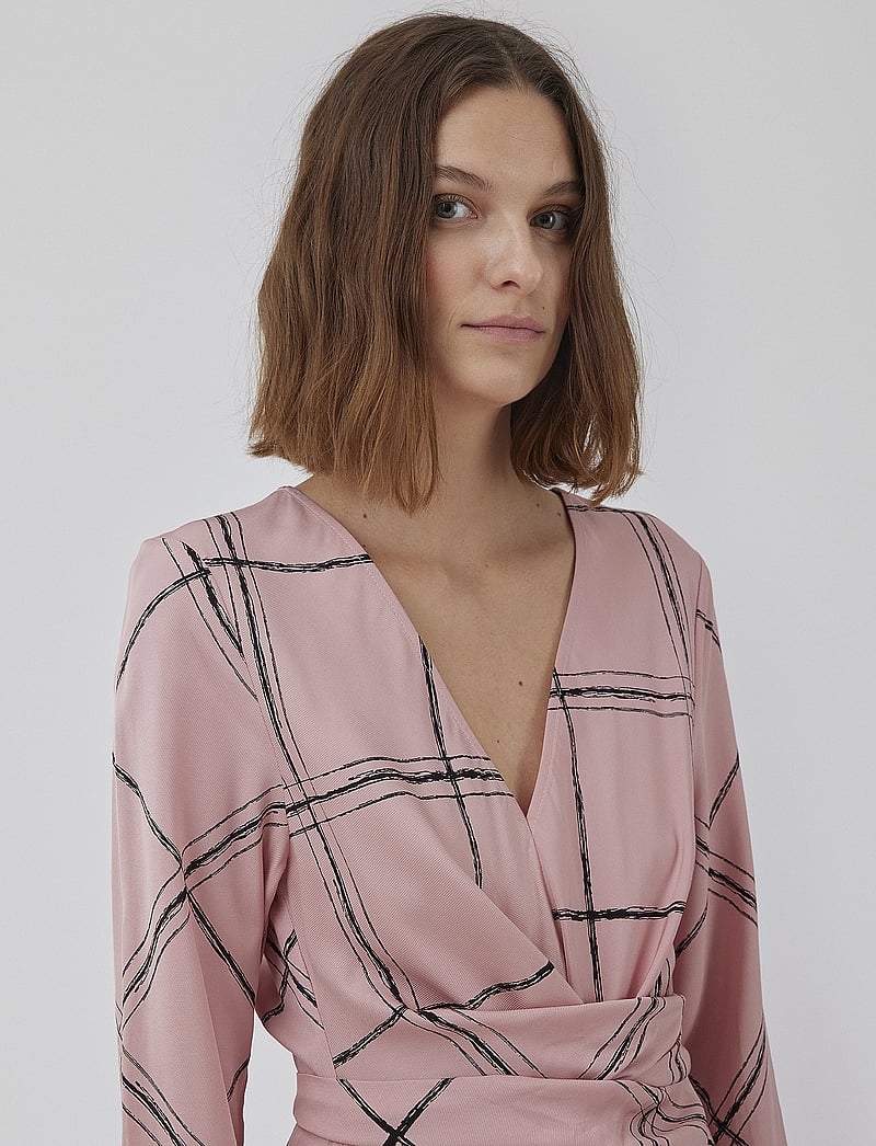 Modström - HardieMD print dress - midikleider - rustic check - 4