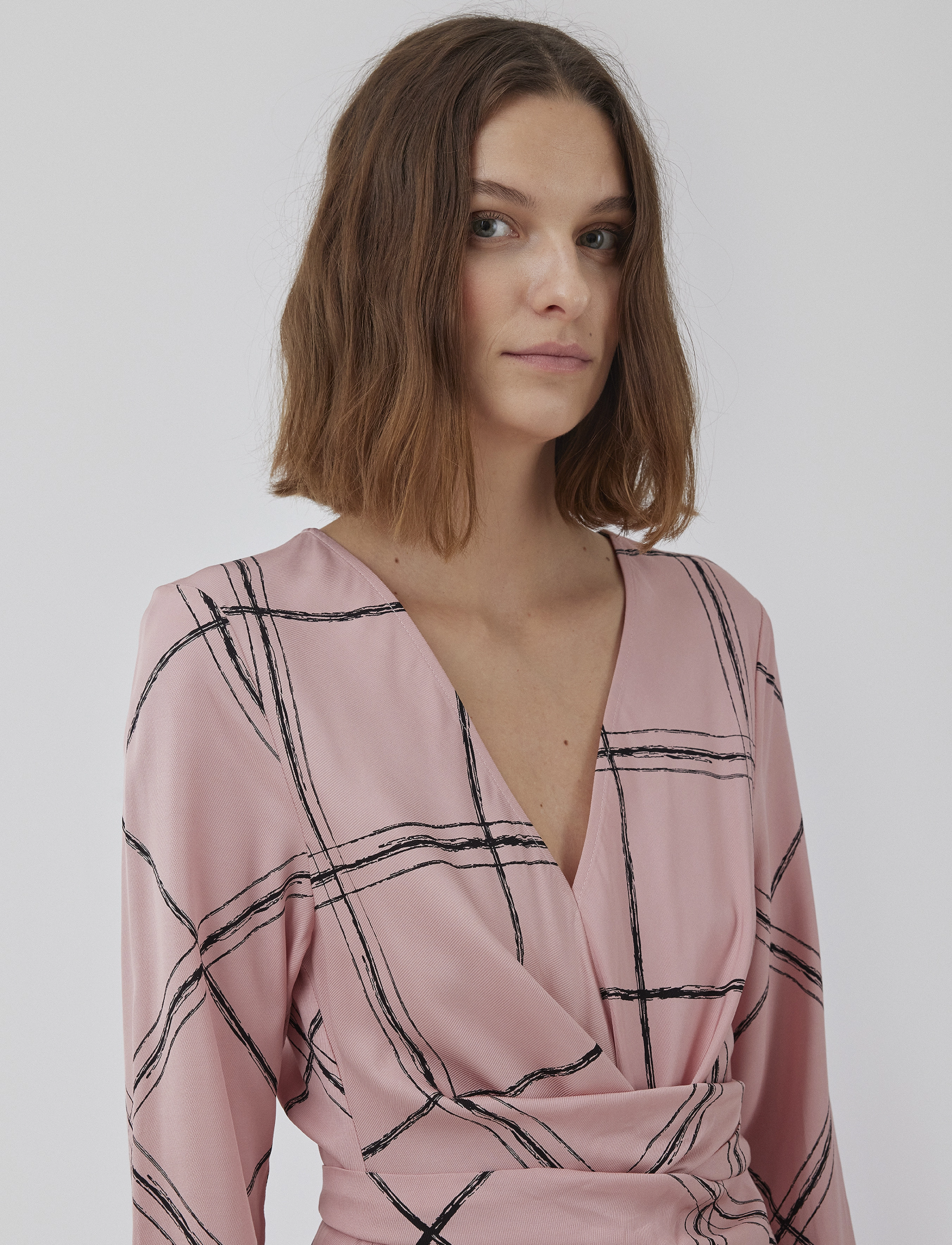 Modström - HardieMD print dress - midikleidid - rustic check - 4