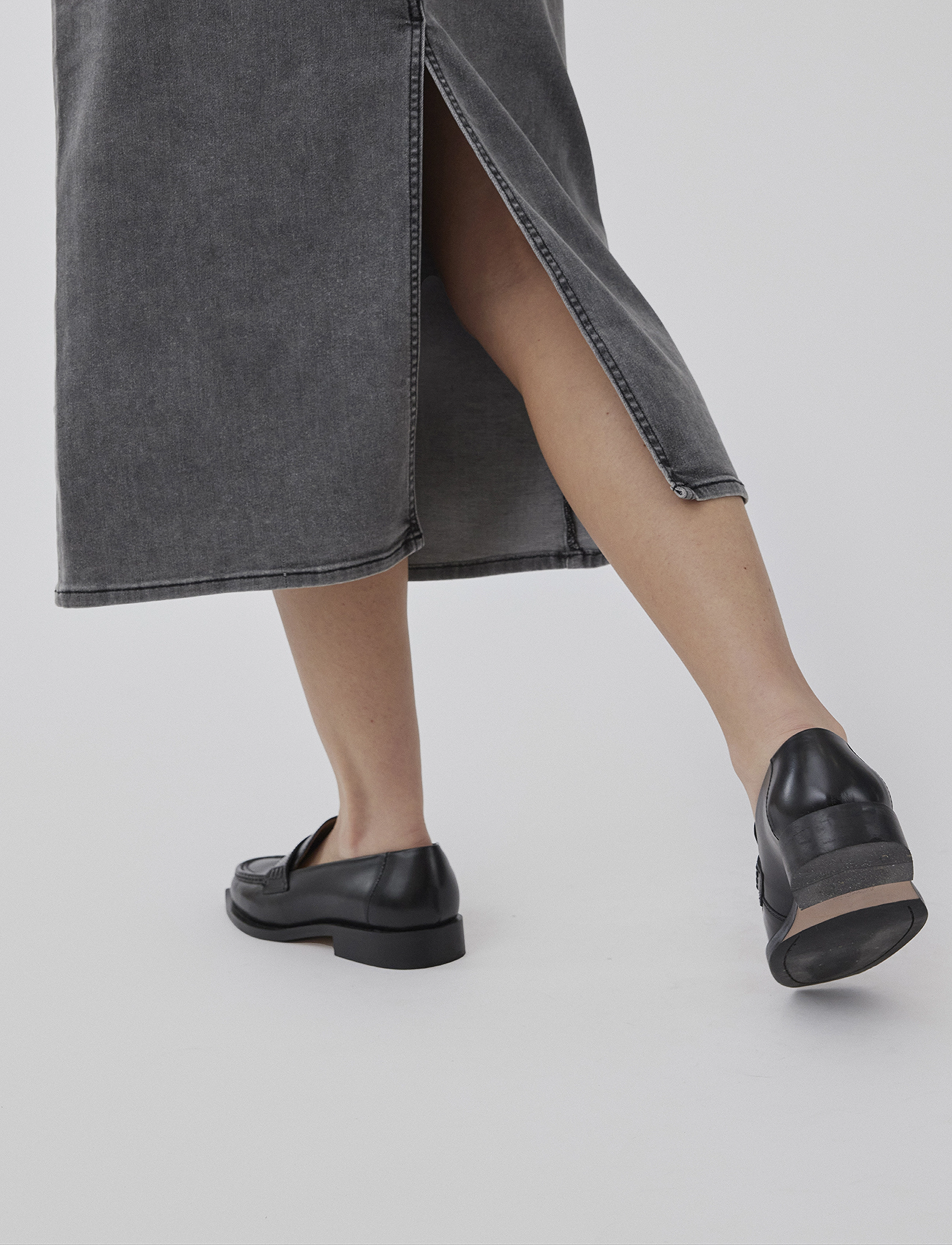 Modström - HarveyMD skirt - midi nederdele - vintage grey - 4