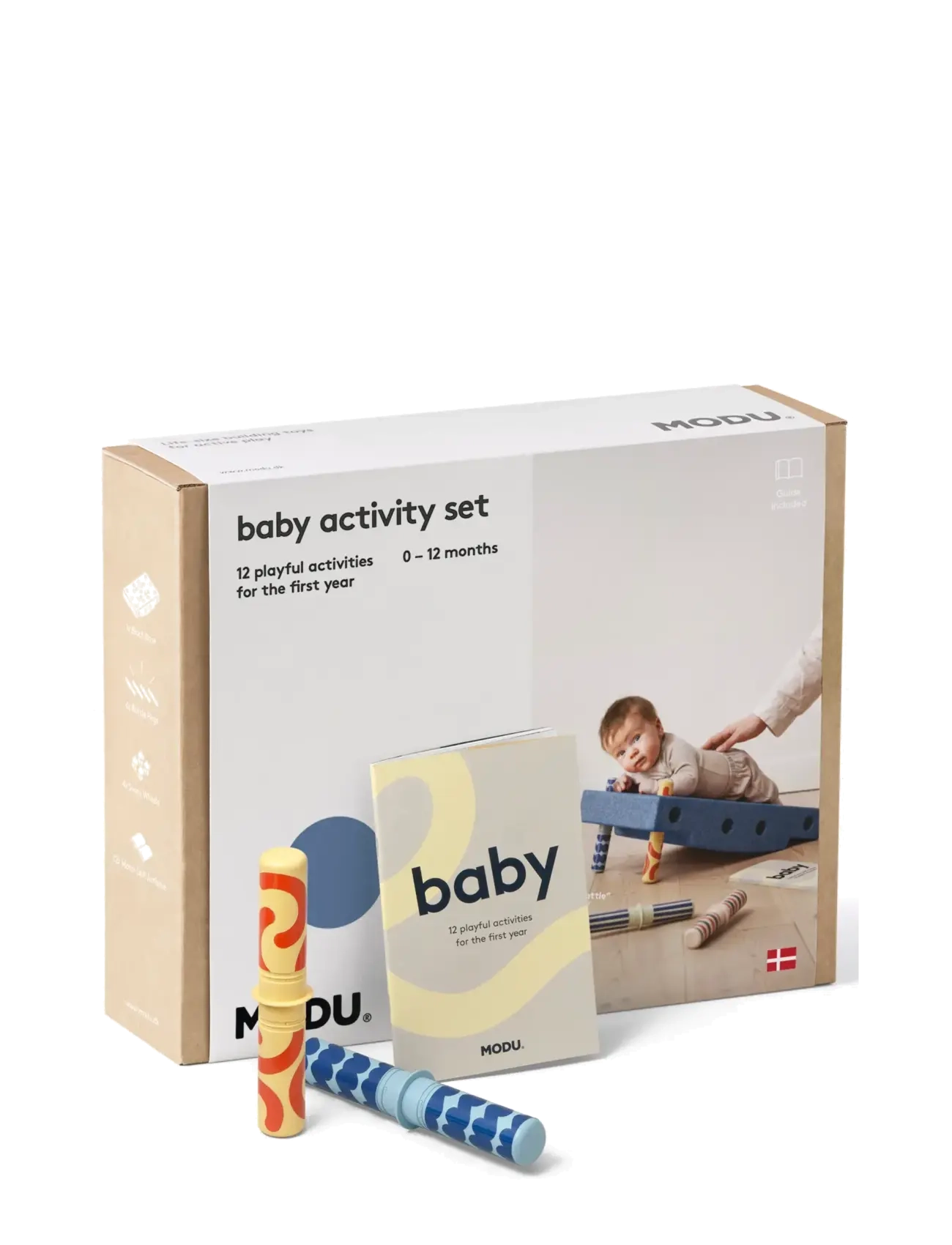 MODU Baby Activity Set - Skallror - DEEP BLUE / navy