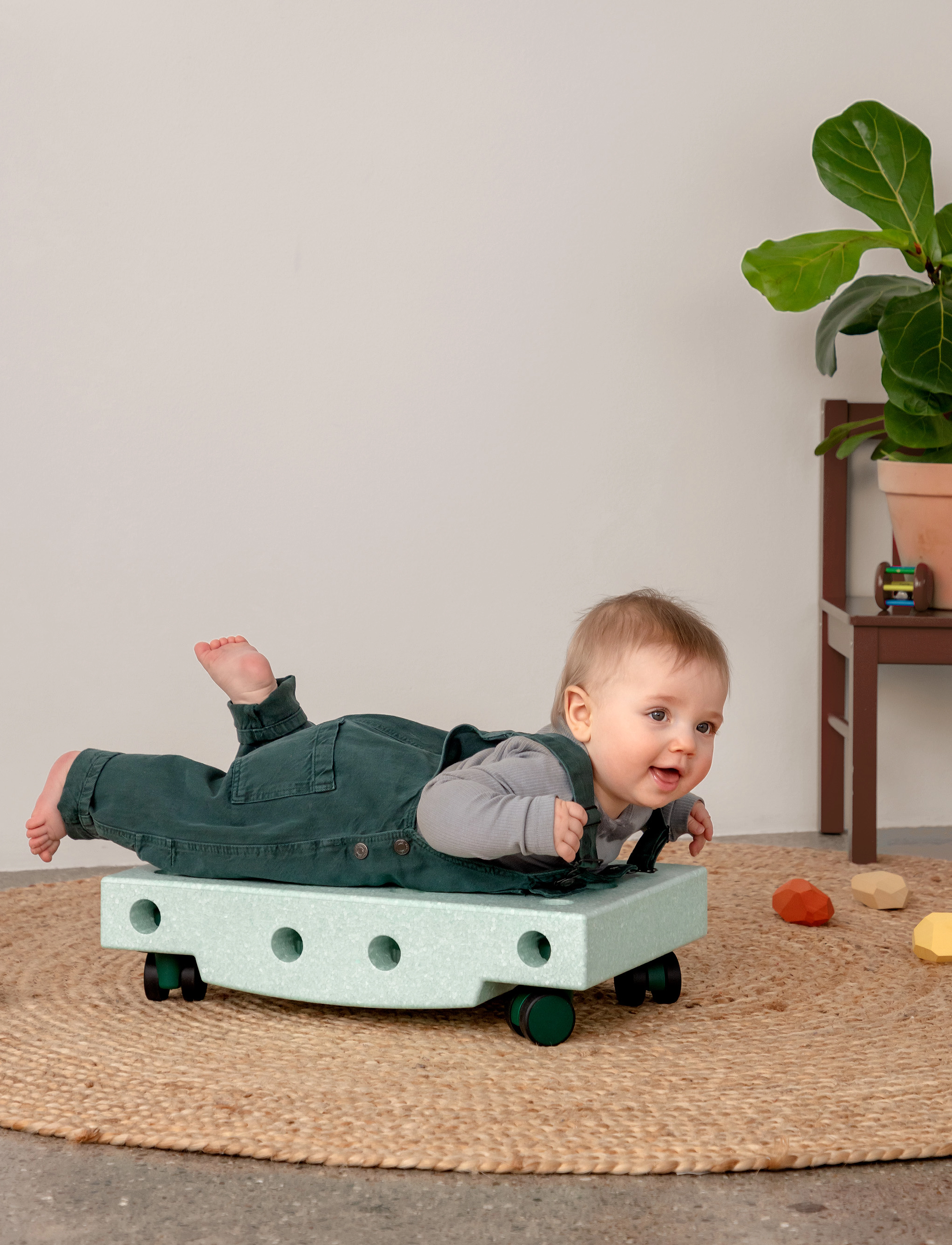MODU - Scooter board - ratsastettavat lelut - ocean mint / forest green - 3