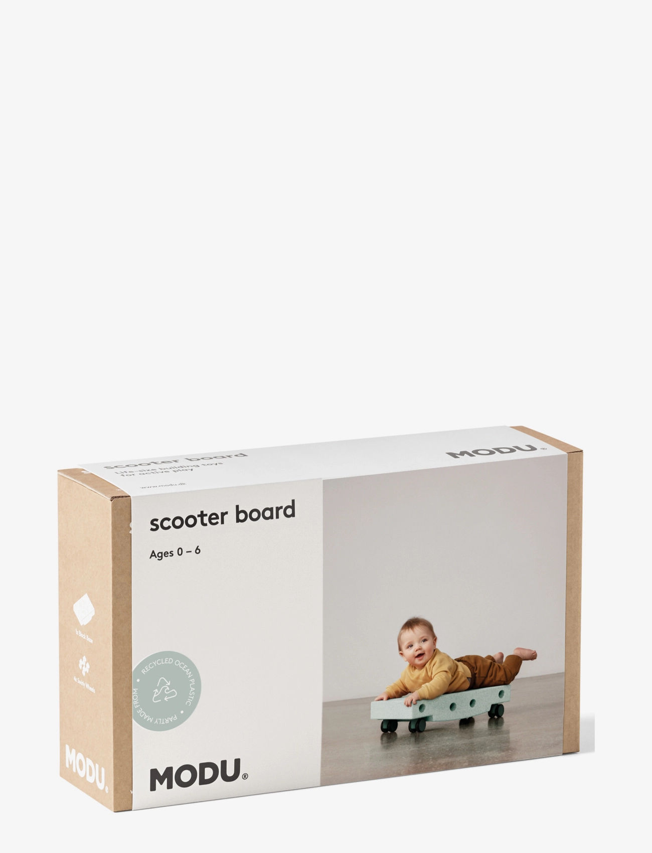 MODU - Scooter board - ratsastettavat lelut - ocean mint / forest green - 2