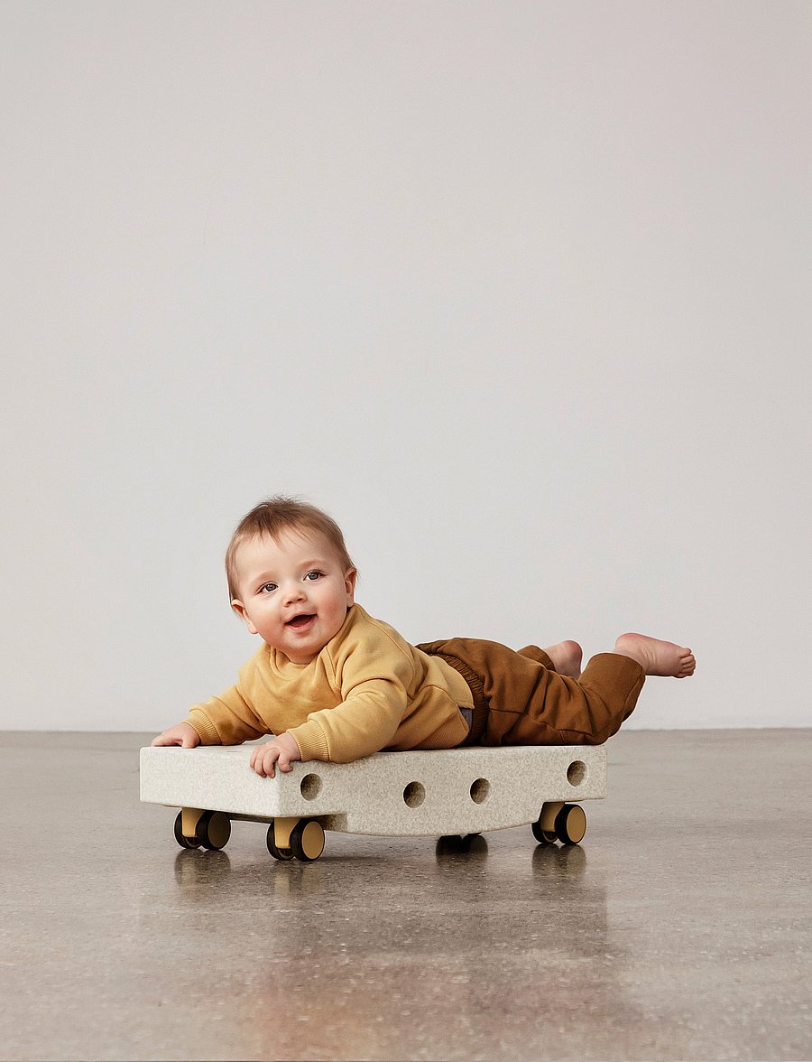 MODU - Scooter board - gåbiler - sand grey / honey yellow - 0