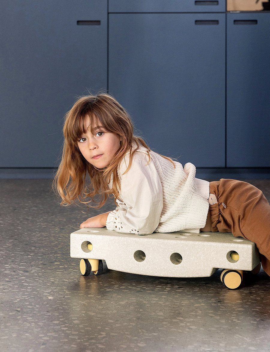 MODU - Scooter board - gåbiler - sand grey / honey yellow - 3