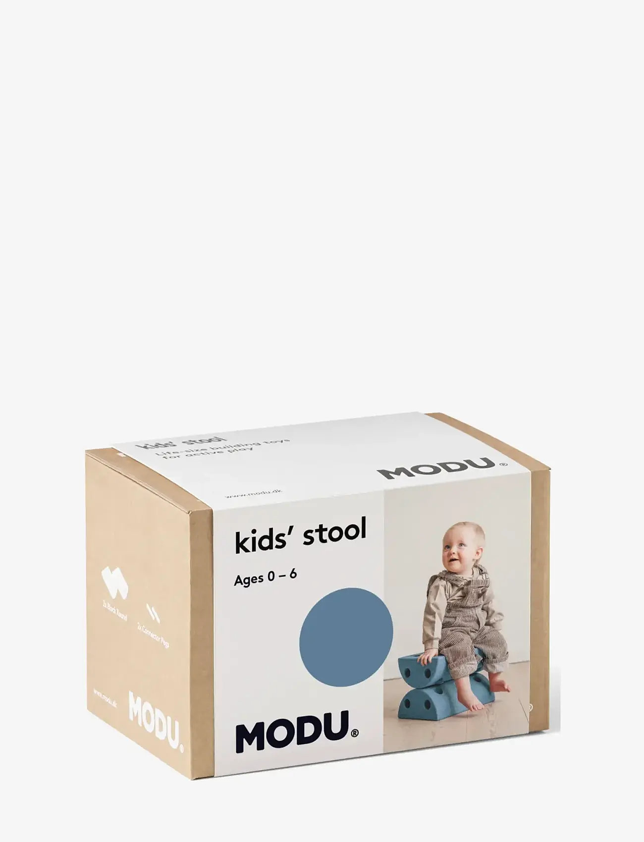 MODU - Kids Stool - børn - deep blue / sky blue - 1
