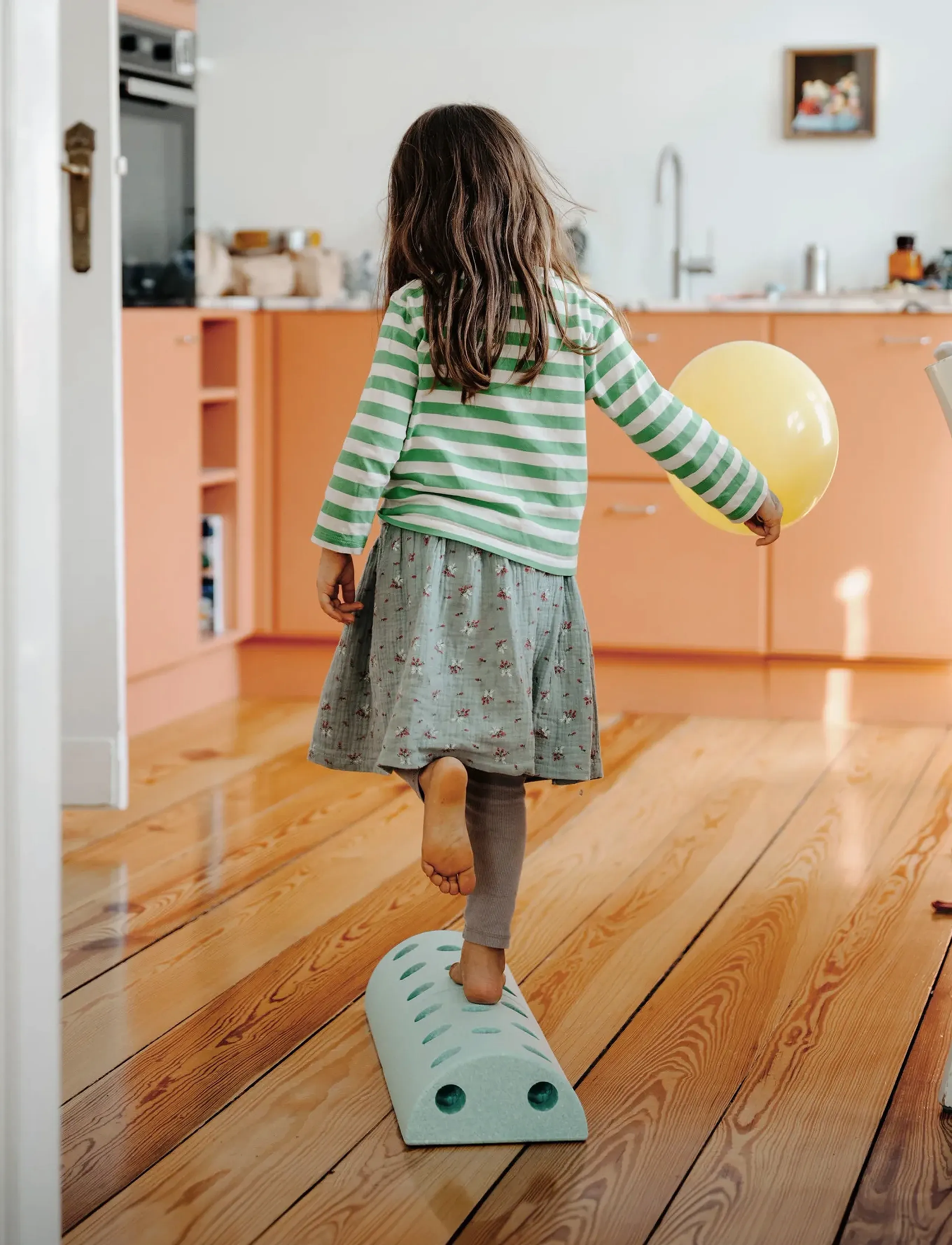 MODU - Kids Stool - motorikleksaker - ocean mint / forest green - 4