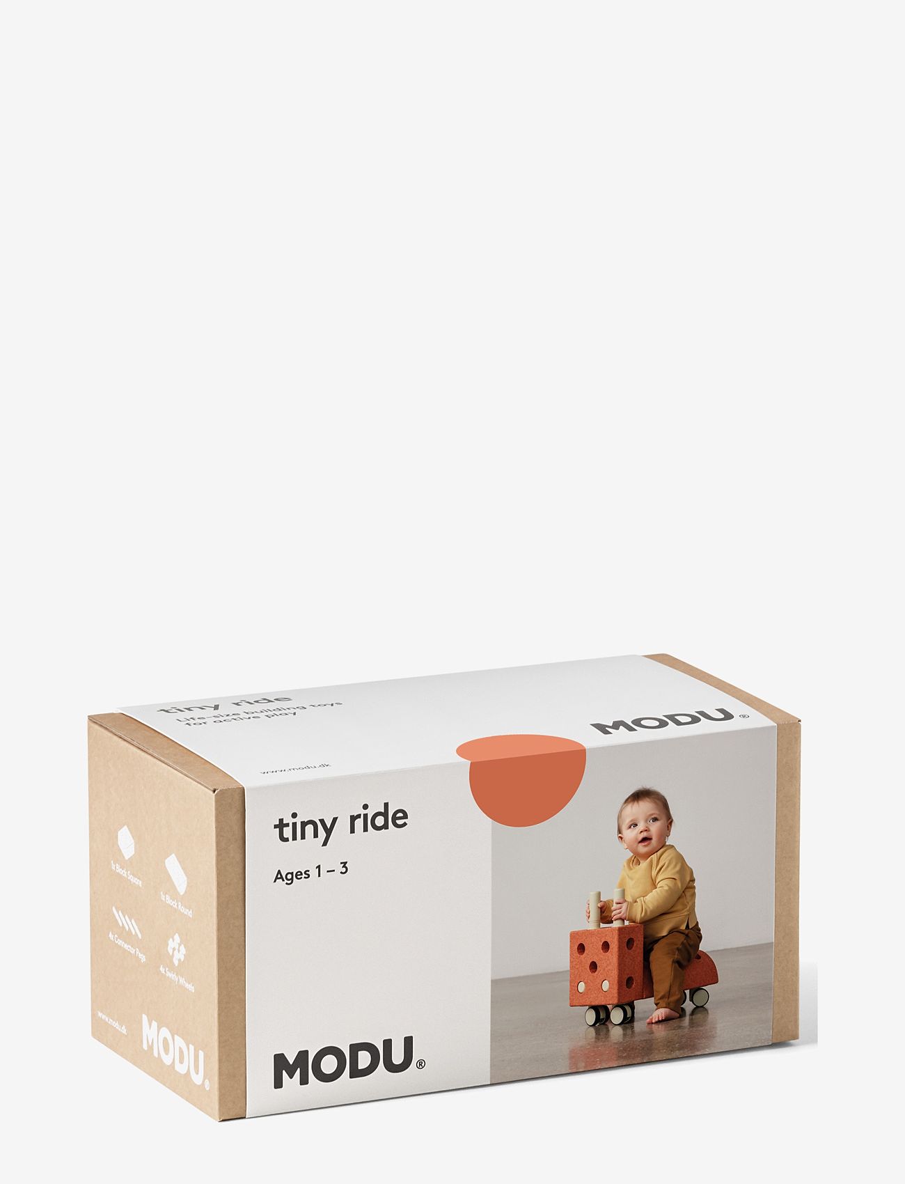 MODU - Tiny ride - burnt orange / dusty green - 2