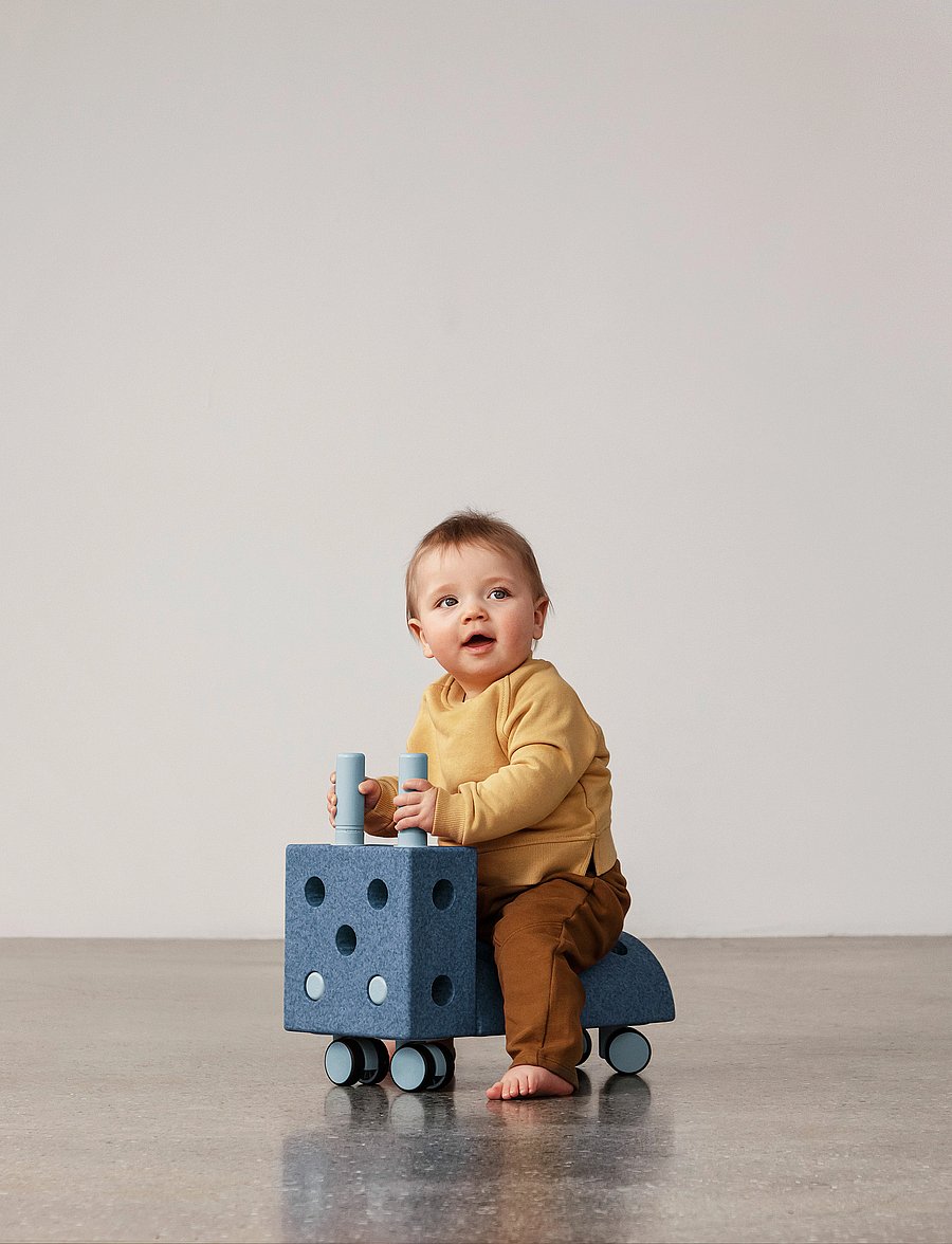 MODU - Tiny Ride - gåbiler - deep blue / sky blue - 0