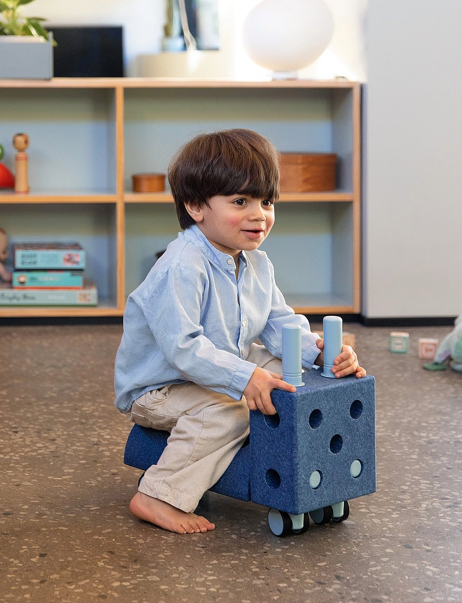 MODU - Tiny Ride - gåbiler - deep blue / sky blue - 3