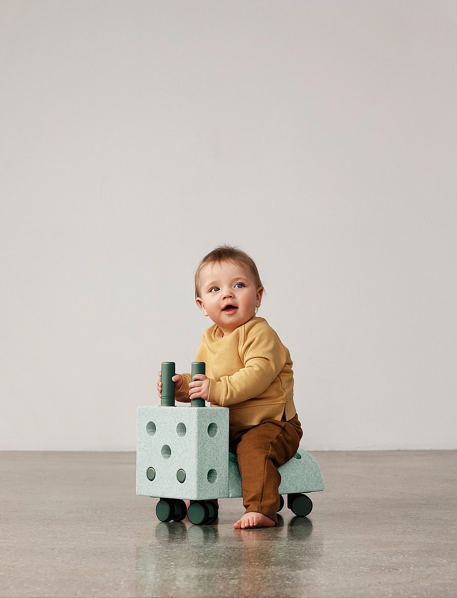 MODU - Tiny ride - gåbilar - ocean mint / forest green - 0