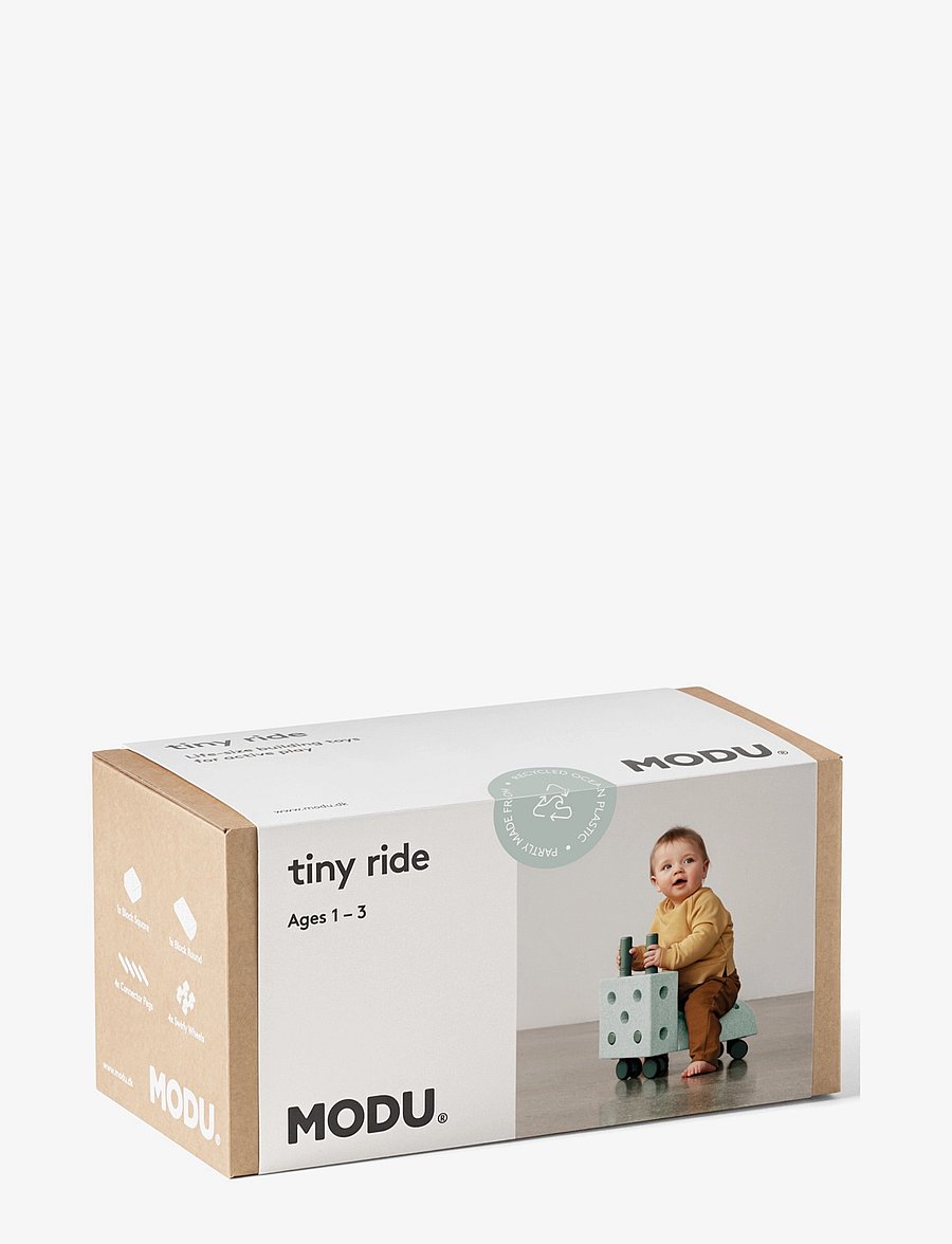 MODU - Tiny ride - gåbilar - ocean mint / forest green - 2