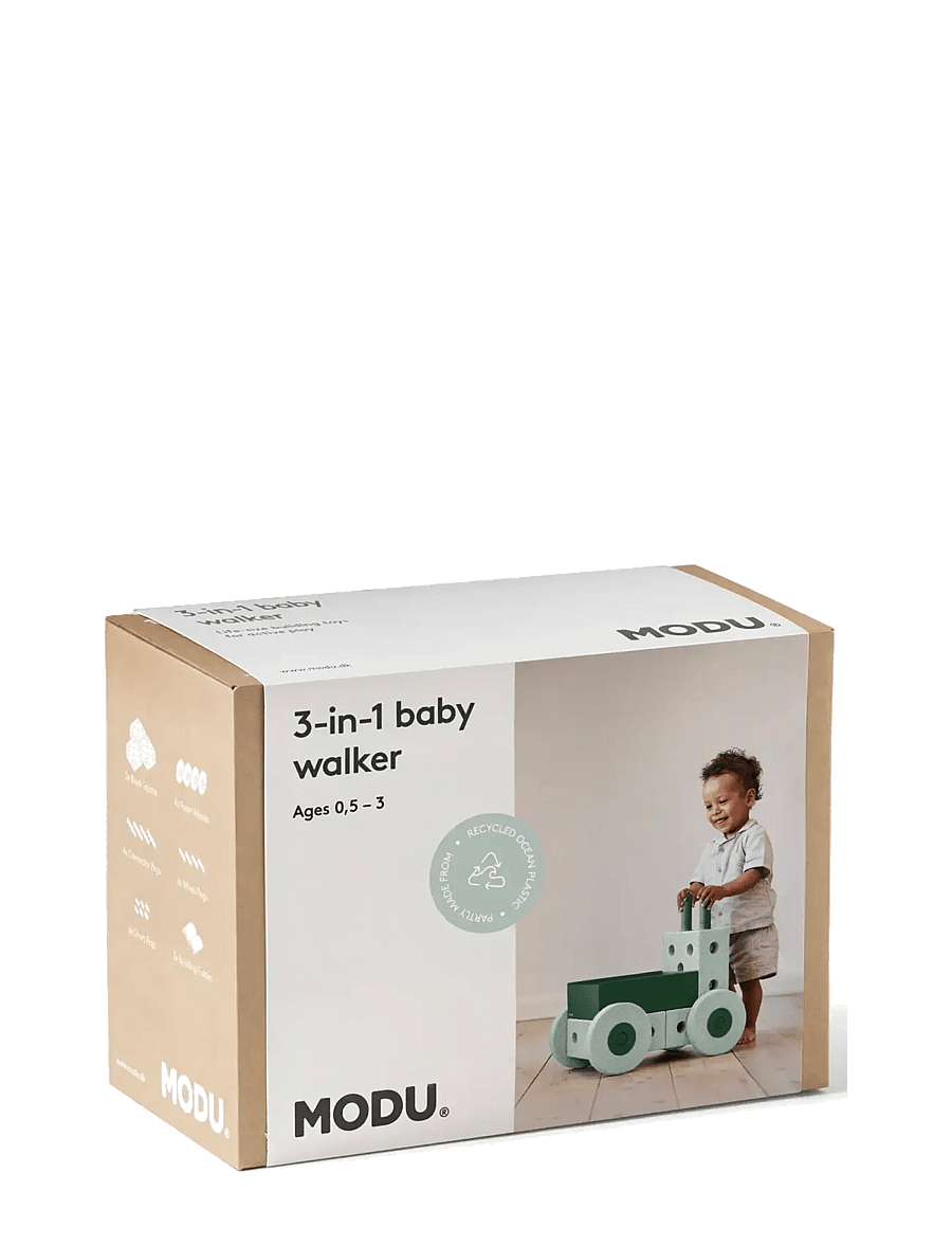MODU - 3-in-1 Baby Walker - gåstolar - ocean mint / forest green - 2