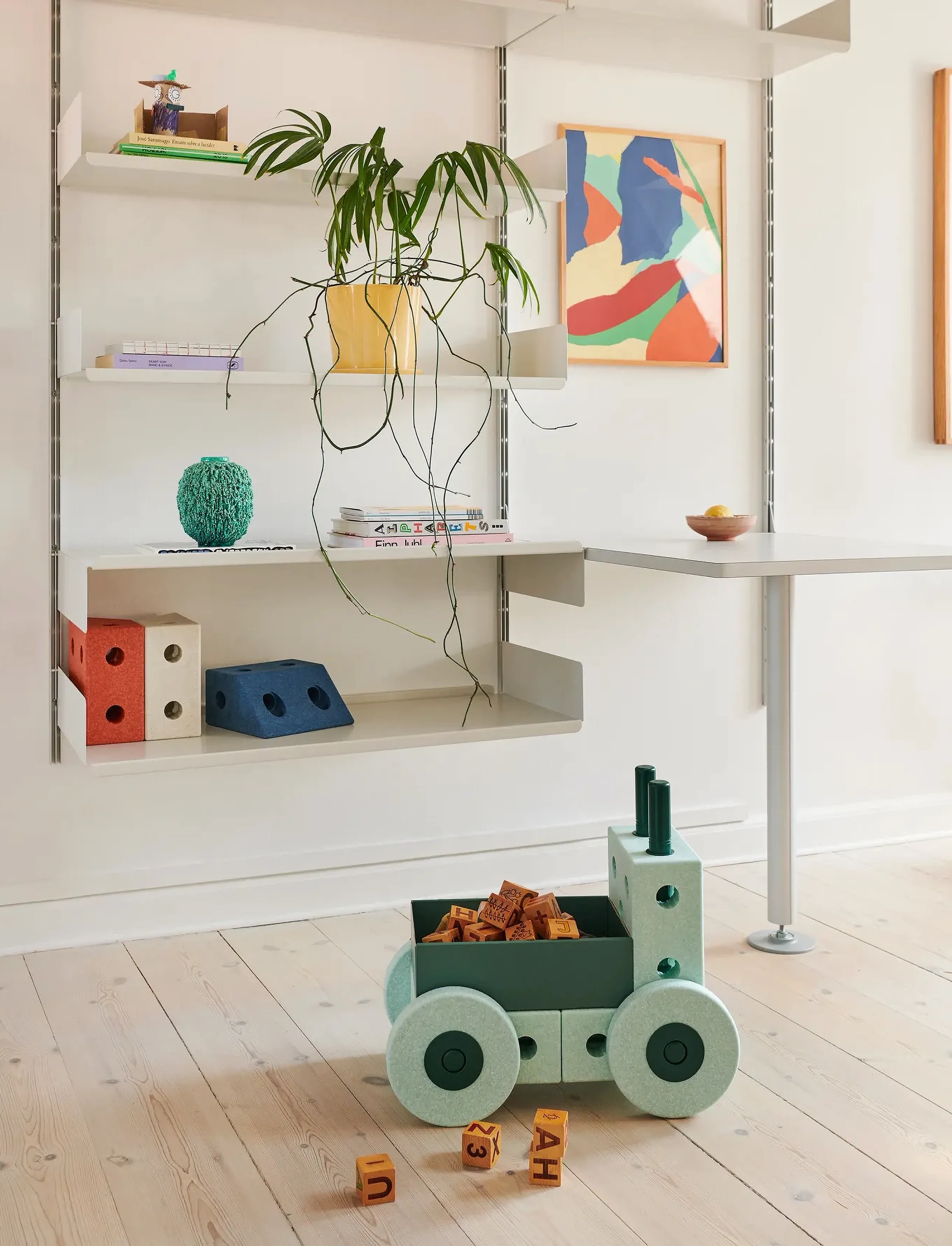 MODU - 3-in-1 Baby Walker - ocean mint / forest green - 3