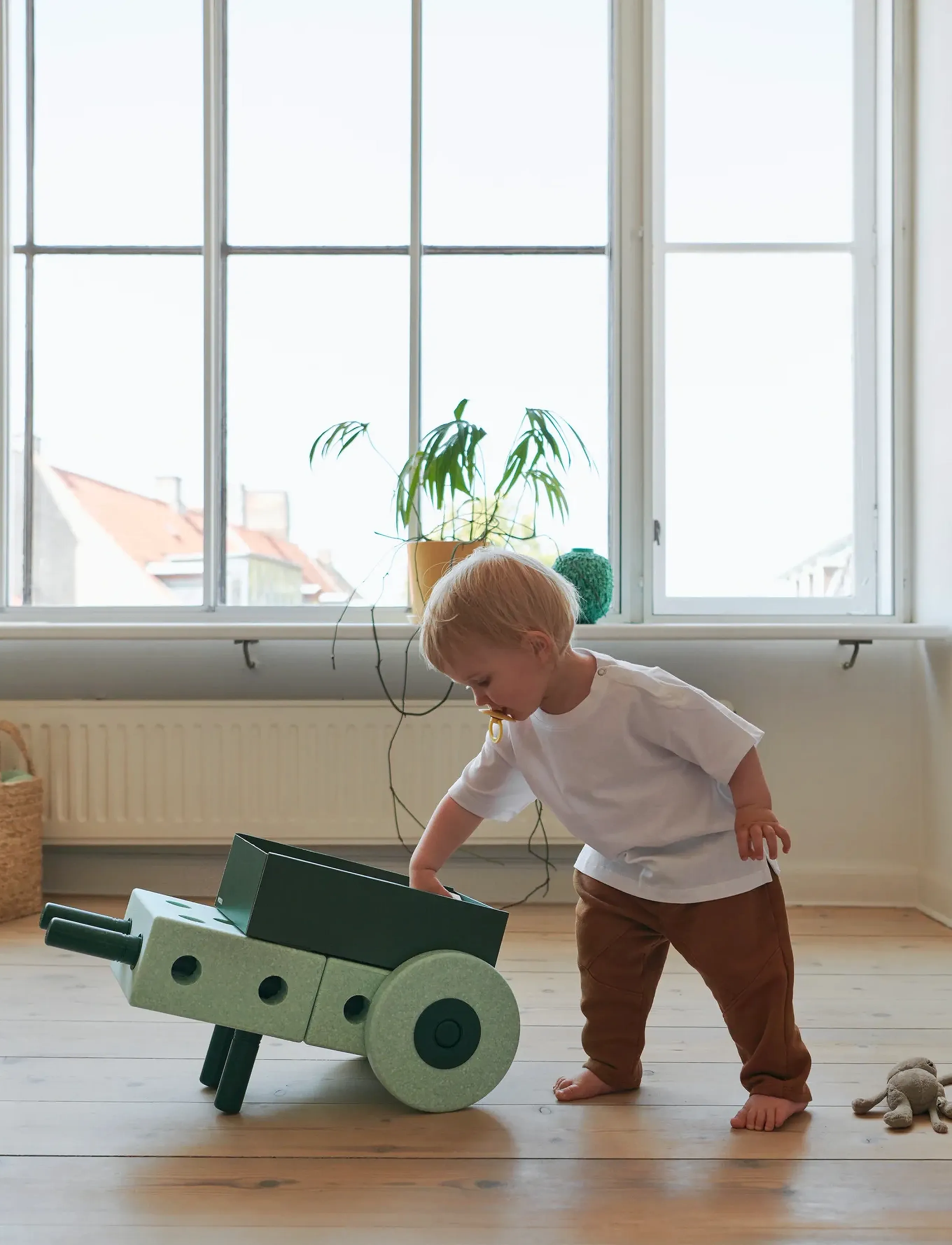 MODU - 3-in-1 Baby Walker - ocean mint / forest green - 4